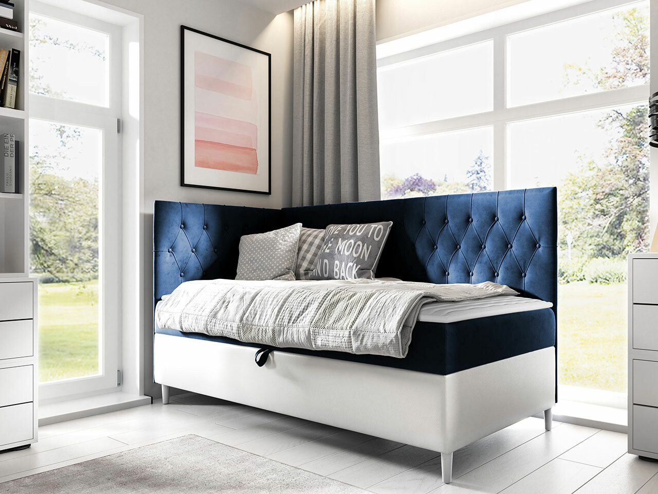 Letto continentale Lucus III (Soft 017 + Fresh 11)