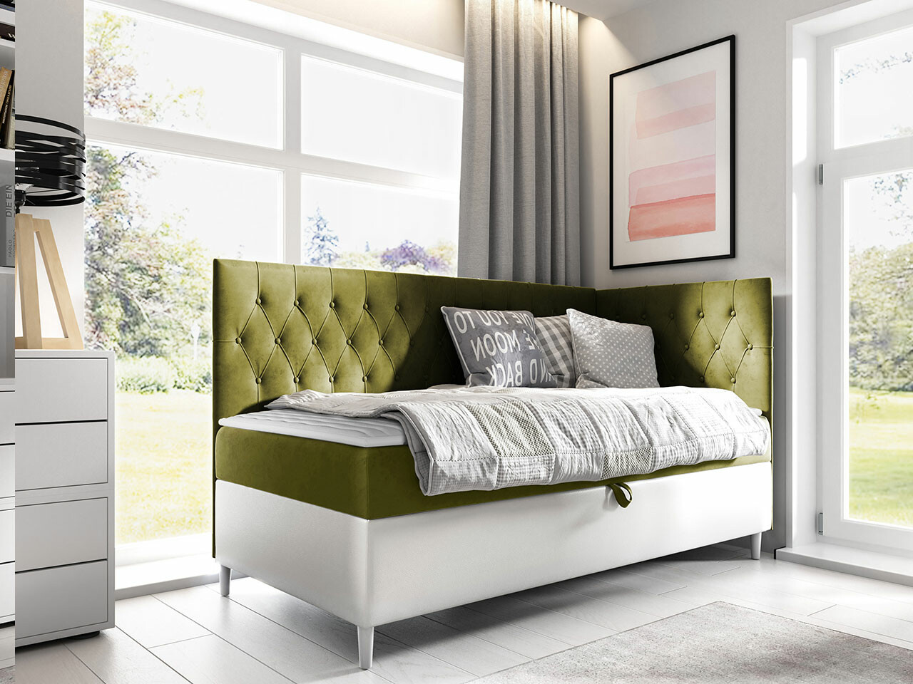 Letto continentale Lucus III (Soft 017 + Fresh 12)