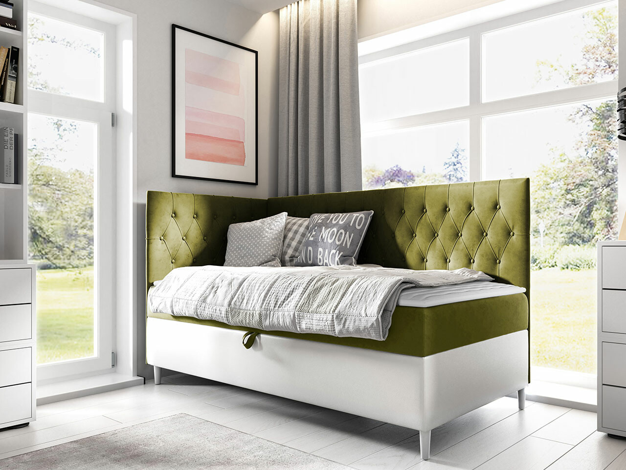 Letto continentale Lucus III (Soft 017 + Fresh 12)