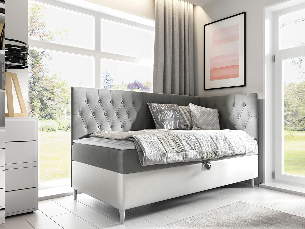 Letto continentale Lucus III (Soft 017 + Fresh 14)