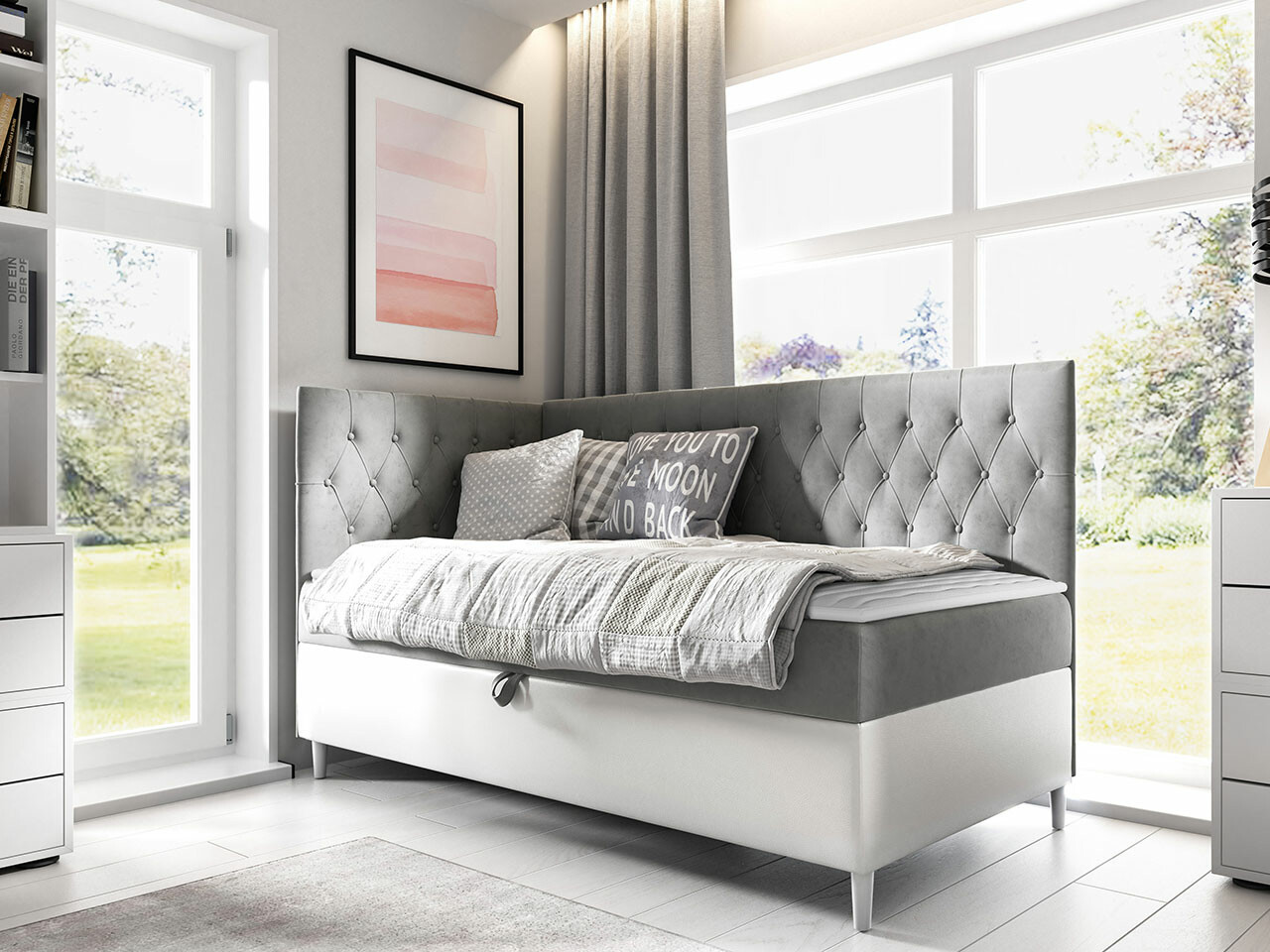 Letto continentale Lucus III (Soft 017 + Fresh 14)
