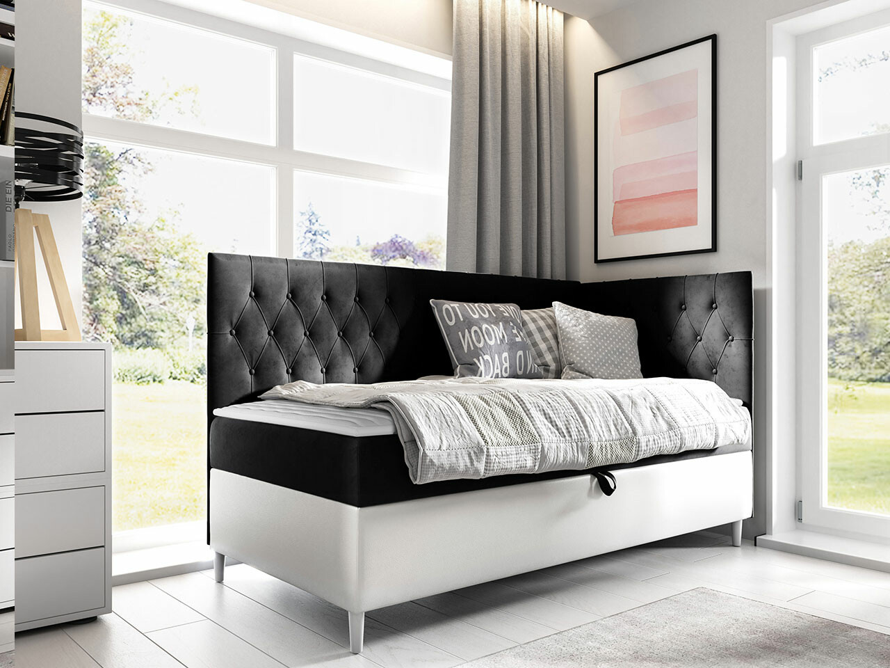 Letto continentale Lucus III (Soft 017 + Fresh 17)