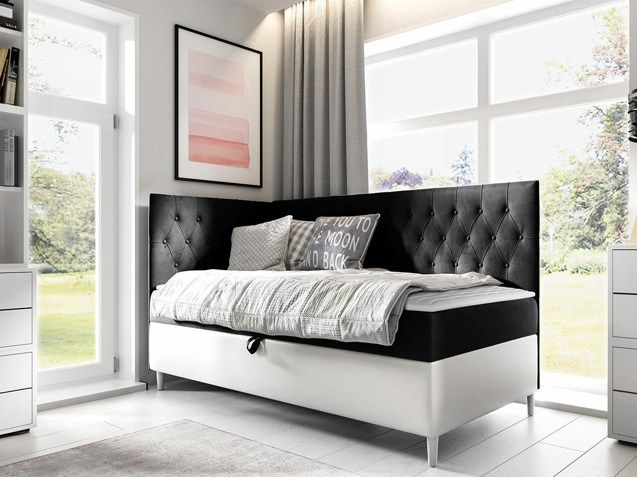 Letto continentale Lucus III (Soft 017 + Fresh 17)