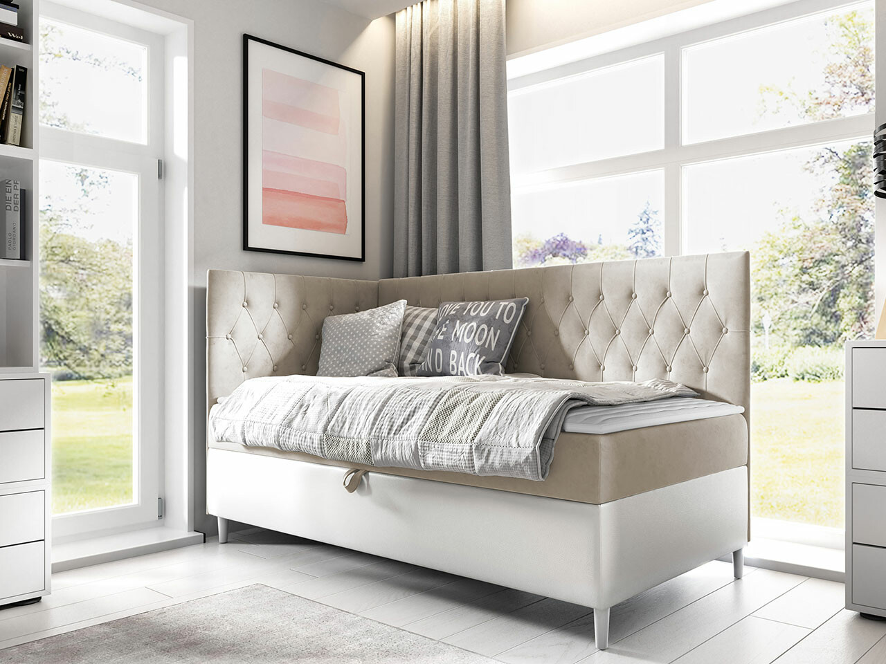 Letto continentale Lucus III (Soft 017 + Fresh 1)