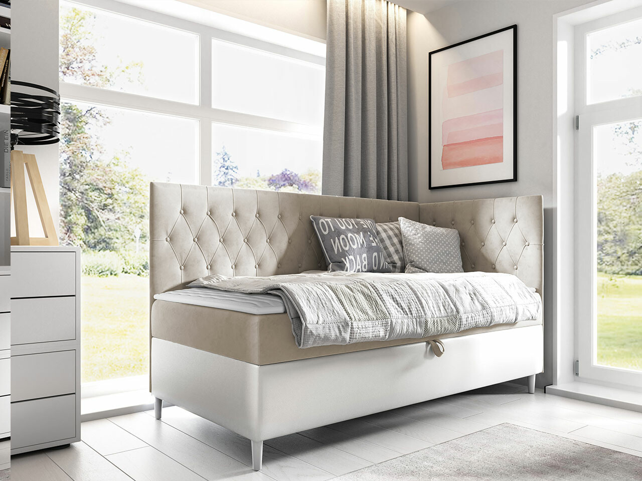 Letto continentale Lucus III (Soft 017 + Fresh 1)
