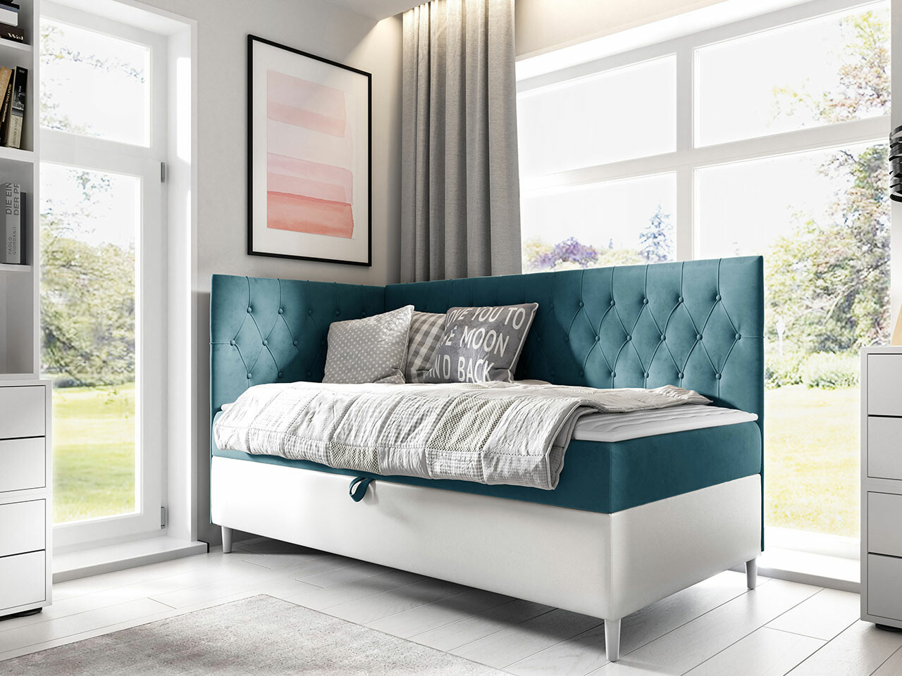 Letto continentale Lucus III (Soft 017 + Fresh 34)