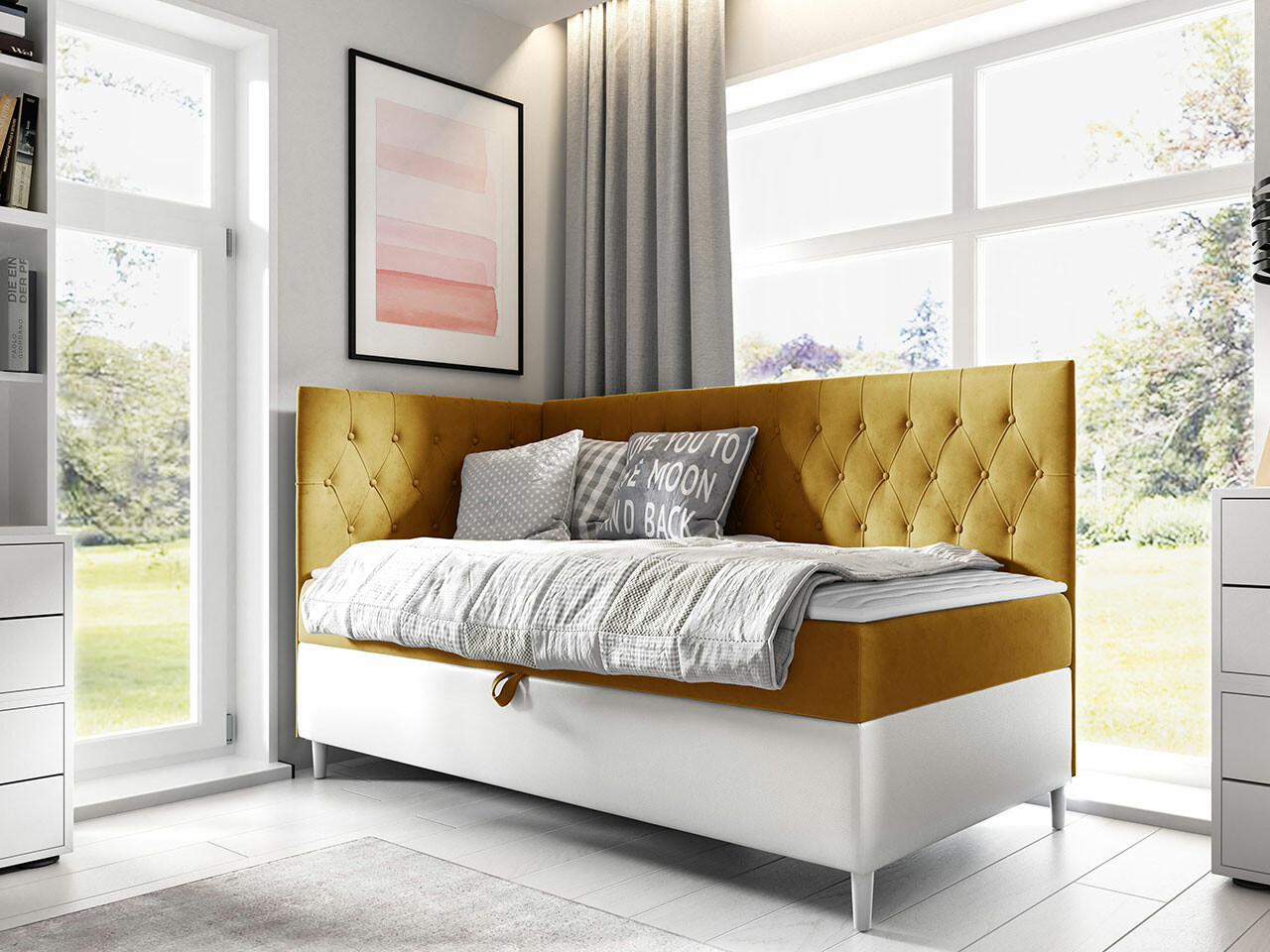 Letto continentale Lucus III (Soft 017 + Fresh 37)