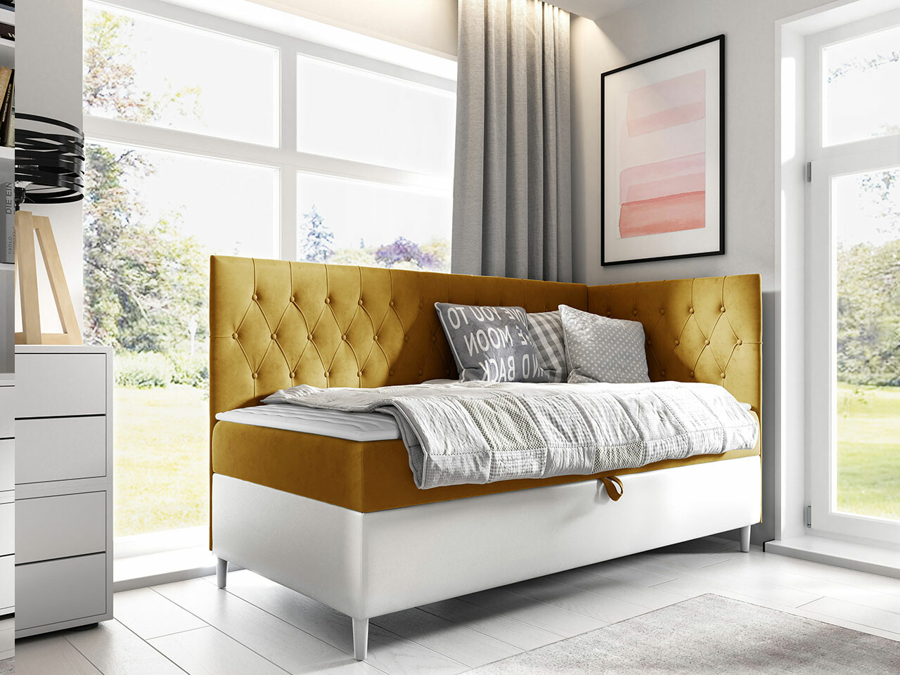 Letto continentale Lucus III (Soft 017 + Fresh 37)