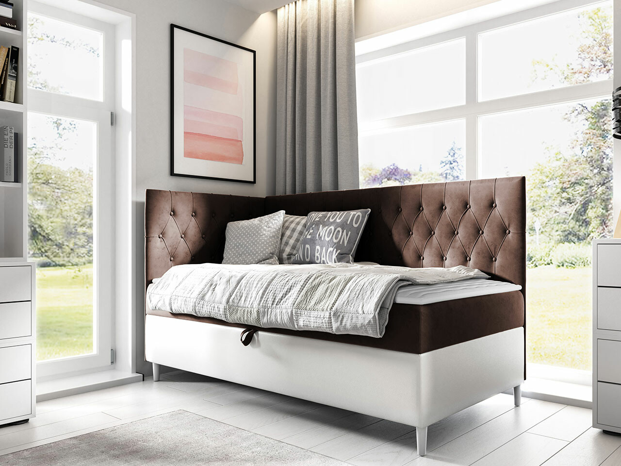 Letto continentale Lucus III (Soft 017 + Fresh 4)