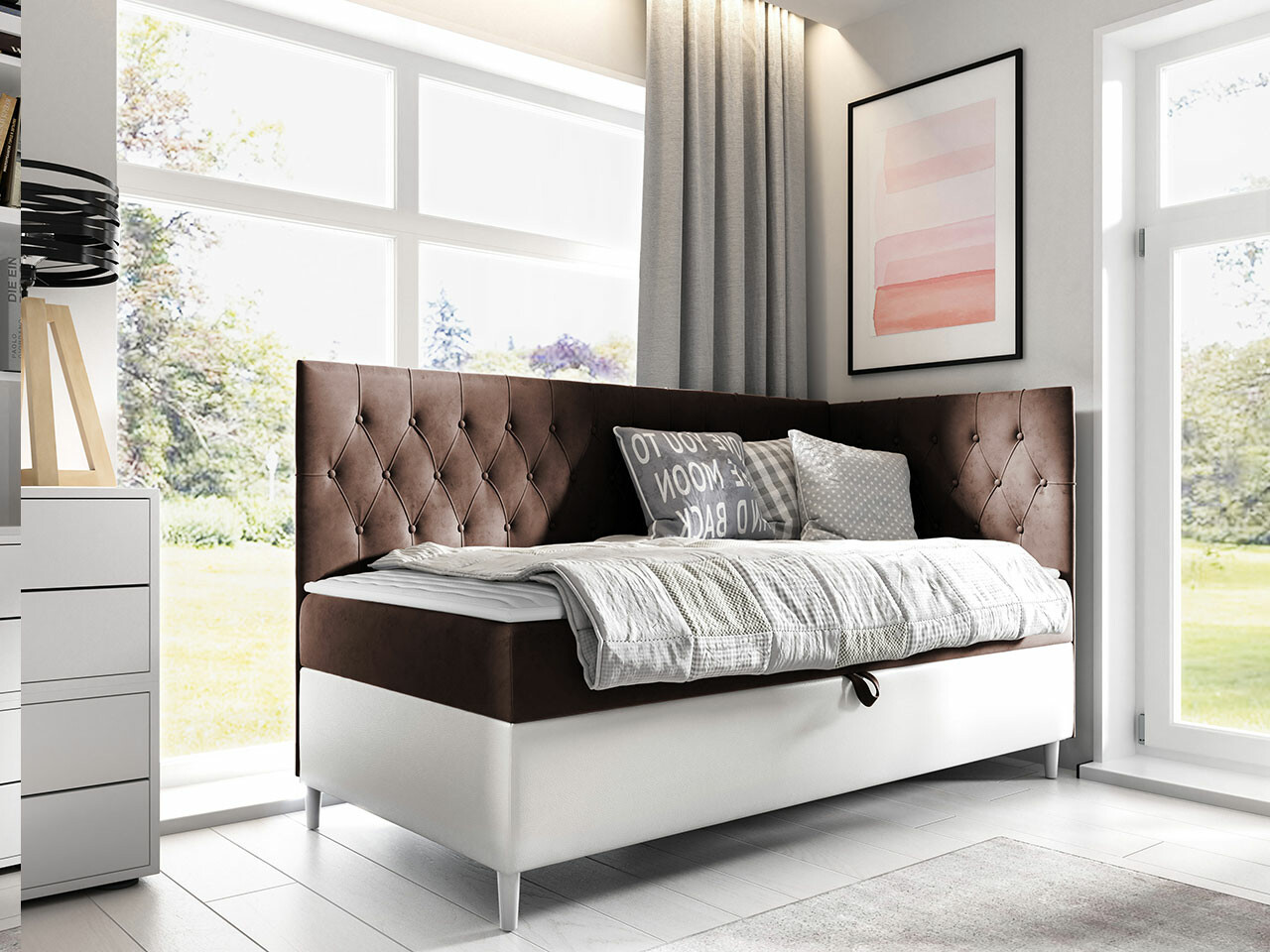 Letto continentale Lucus III (Soft 017 + Fresh 4)