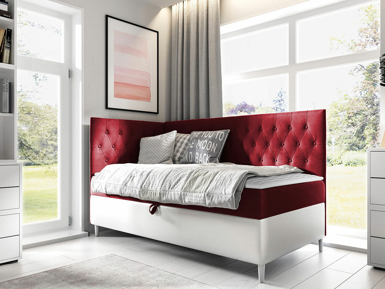 Letto continentale Lucus III (Soft 017 + Fresh 8)