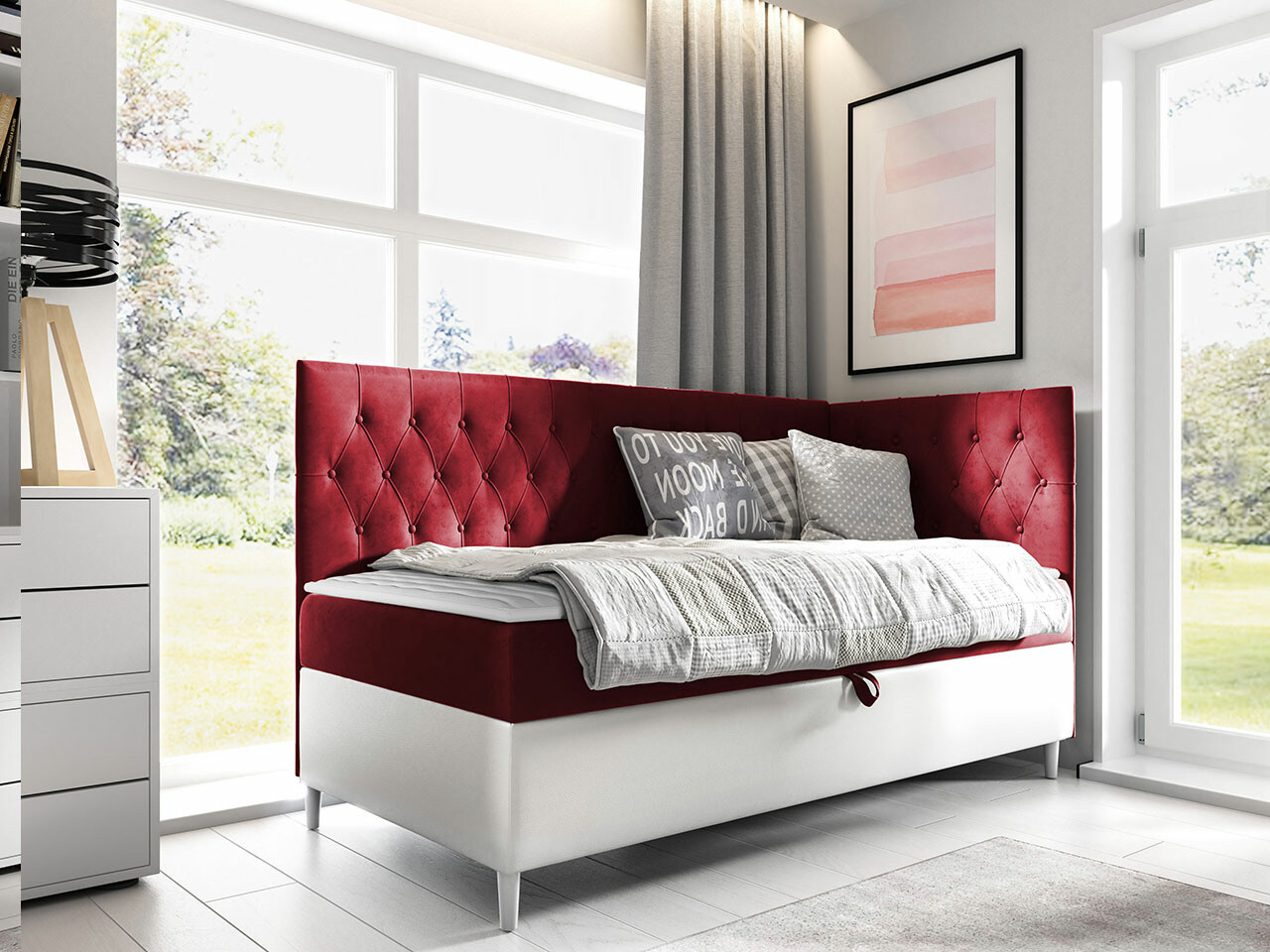 Letto continentale Lucus III (Soft 017 + Fresh 8)