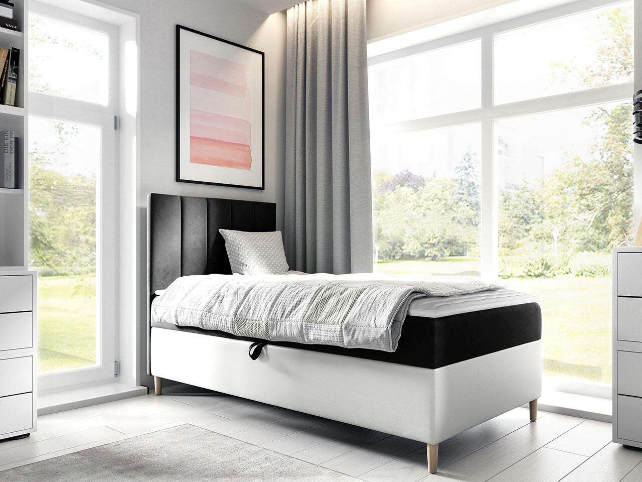 Letto continentale Lucus VI (Soft 017 + Fresh 17)