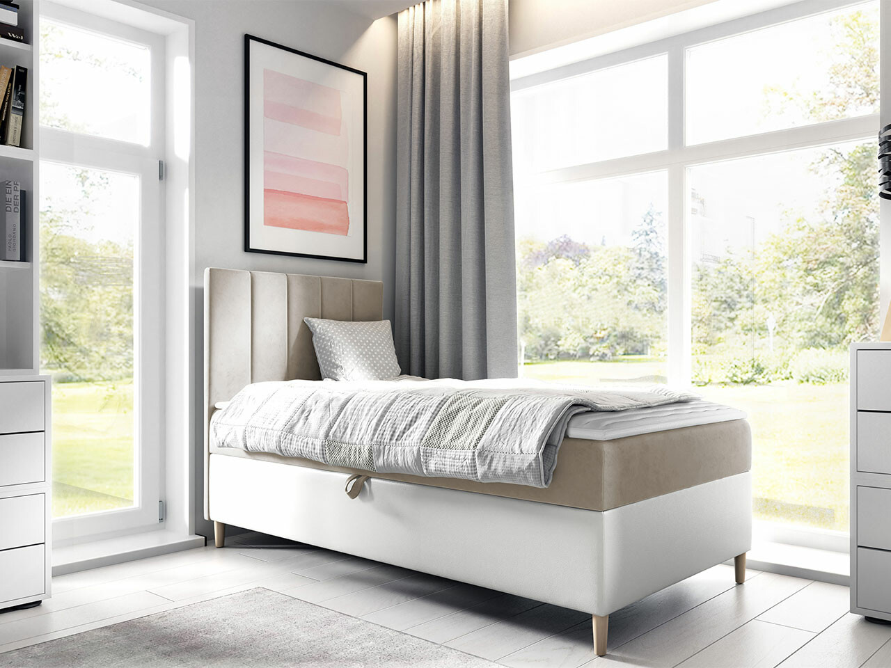 Letto continentale Lucus VI (Soft 017 + Fresh 1)