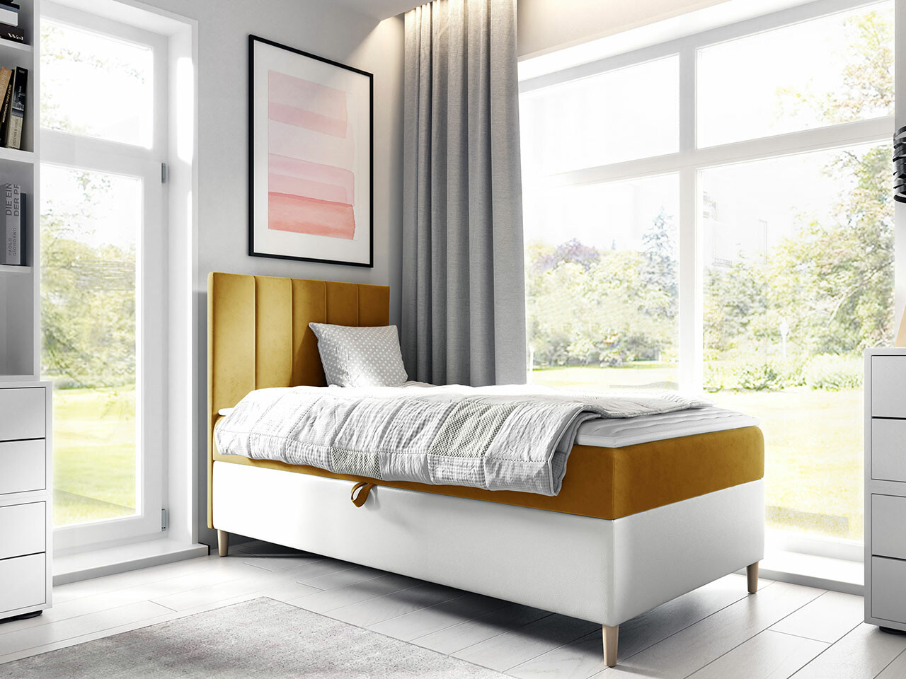 Letto continentale Lucus VI (Soft 017 + Fresh 37)
