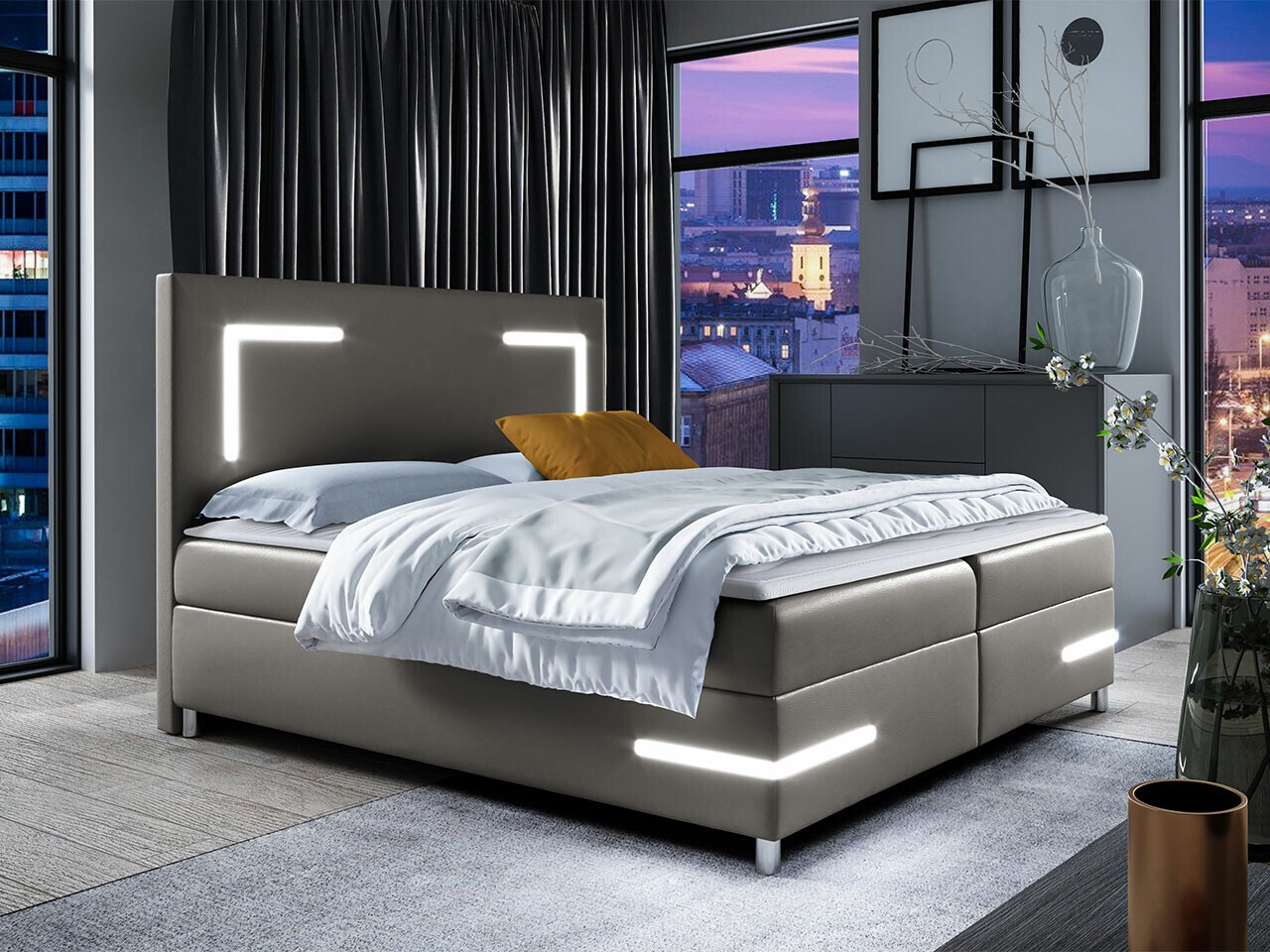Letto continentale Vallis (Madryt 190)
