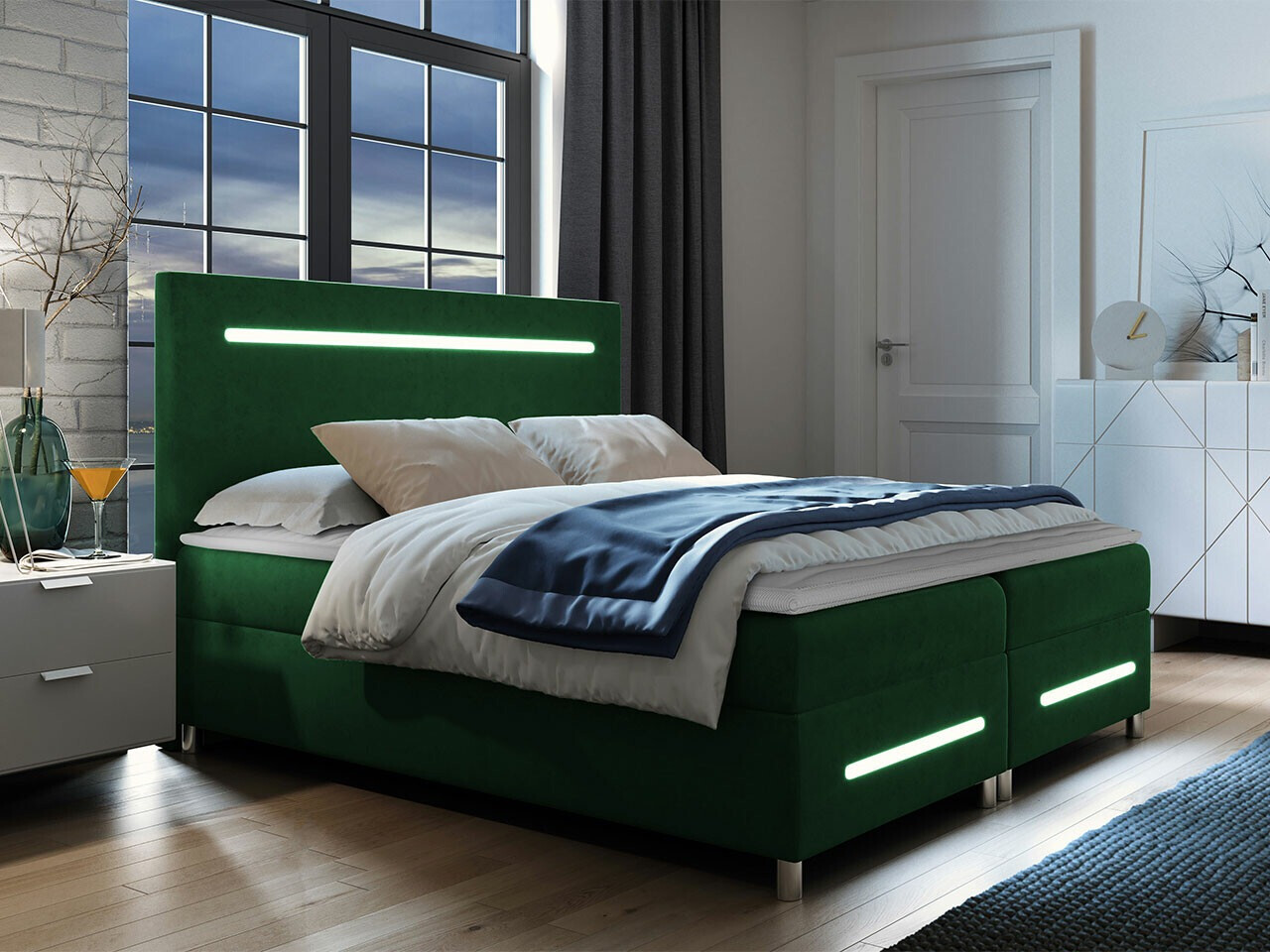 Letto continentale Pluvia (Fresh 13)