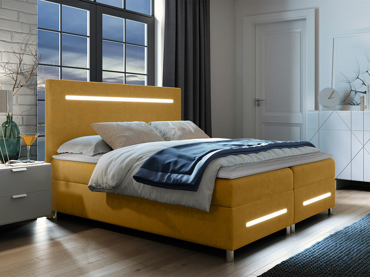 Letto continentale Pluvia (Fresh 37)