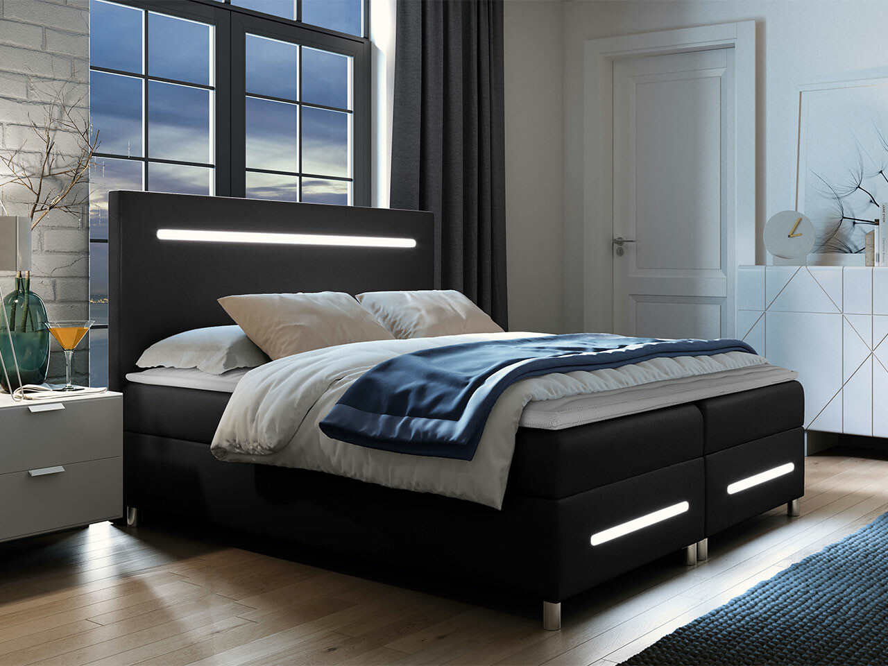 Letto continentale Pluvia (Soft 011)