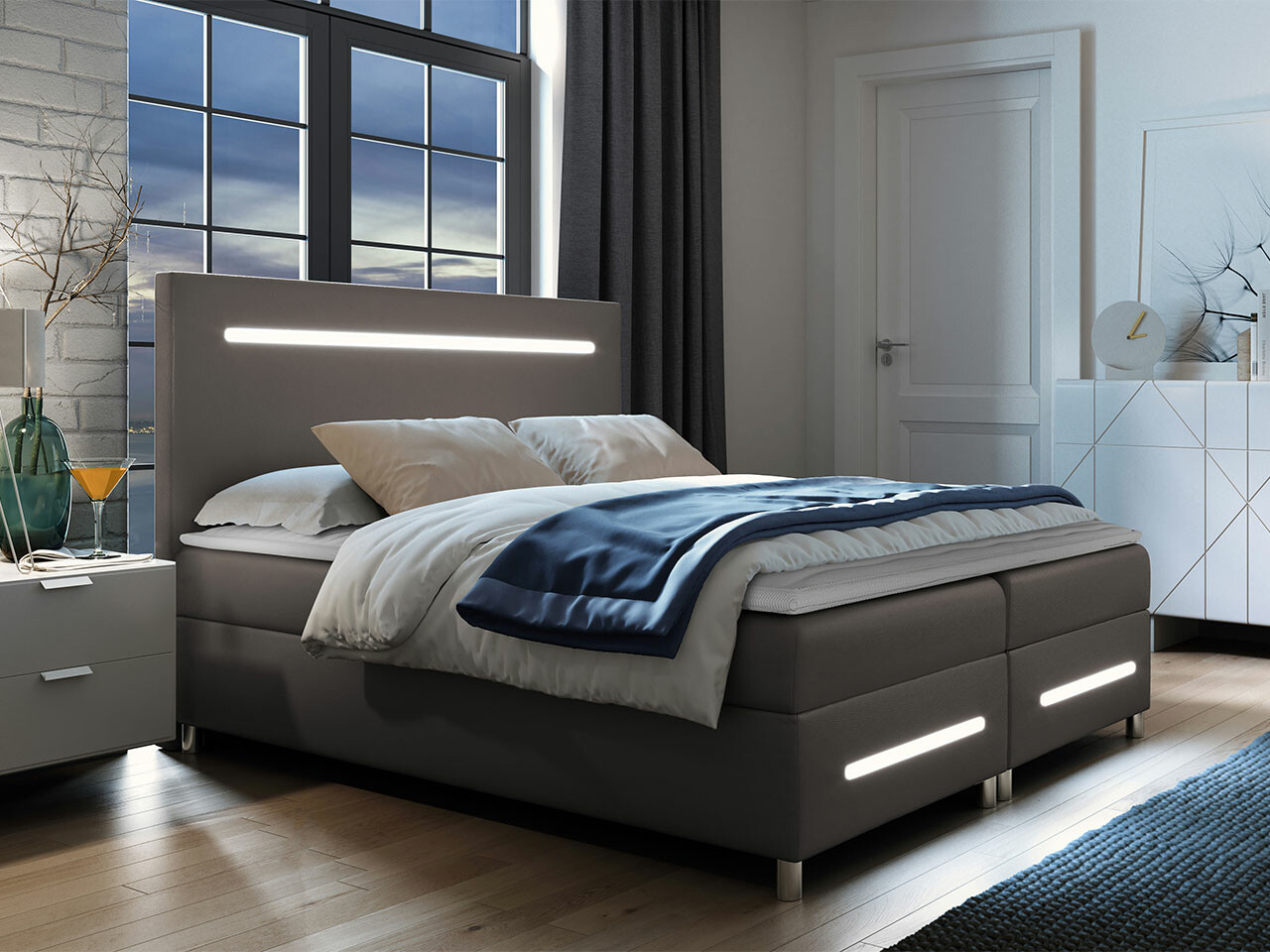 Letto continentale Pluvia (Soft 029)