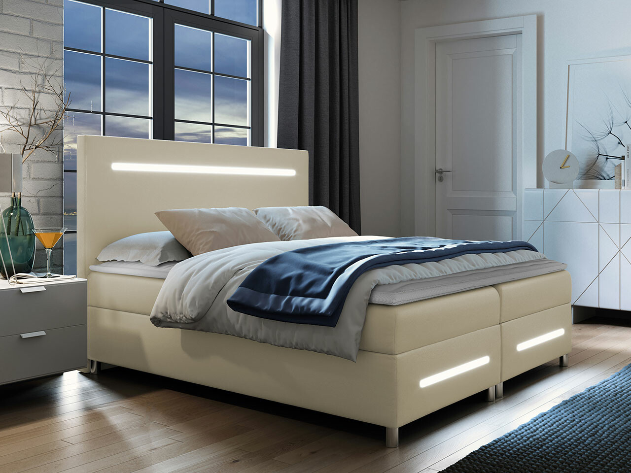 Letto continentale Pluvia (Soft 033)
