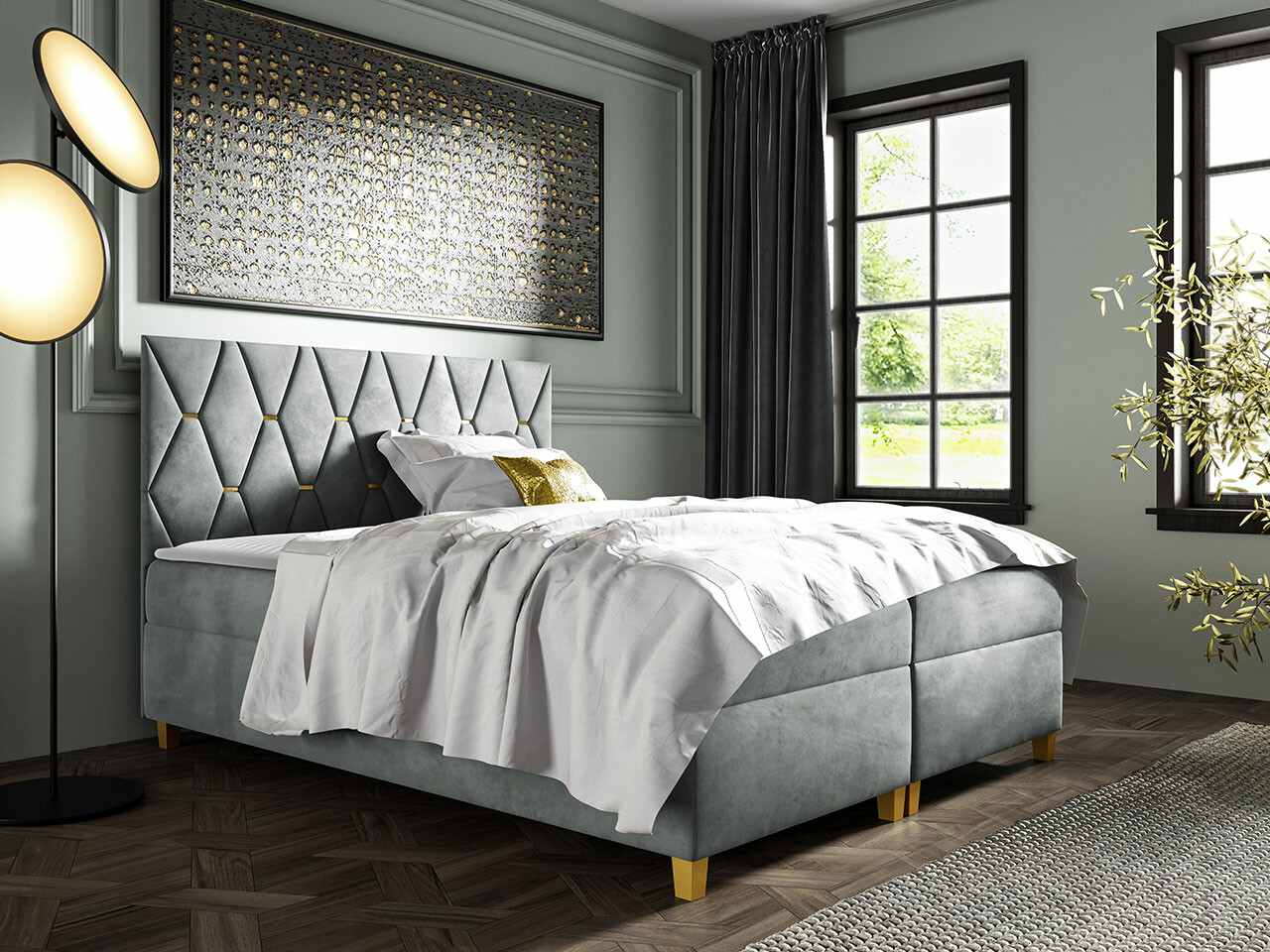 Letto continentale Nemus (Fresh 33)