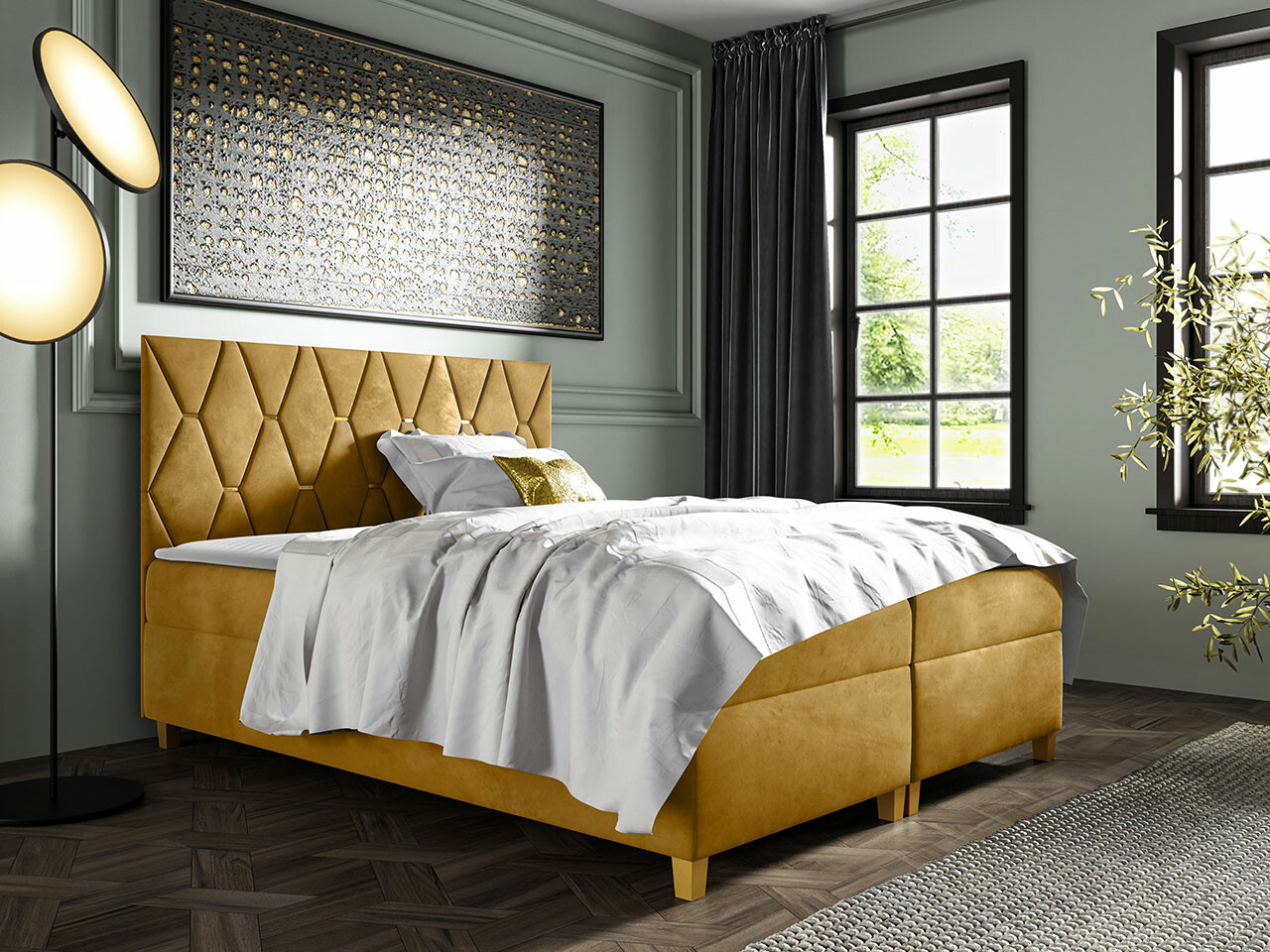 Letto continentale Nemus (Fresh 37)
