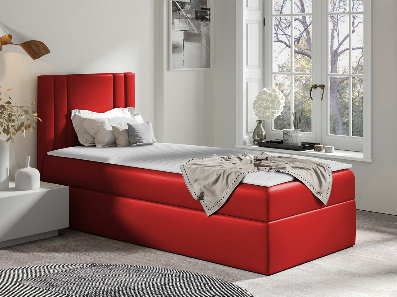 Letto continentale Mel I (Soft 010)