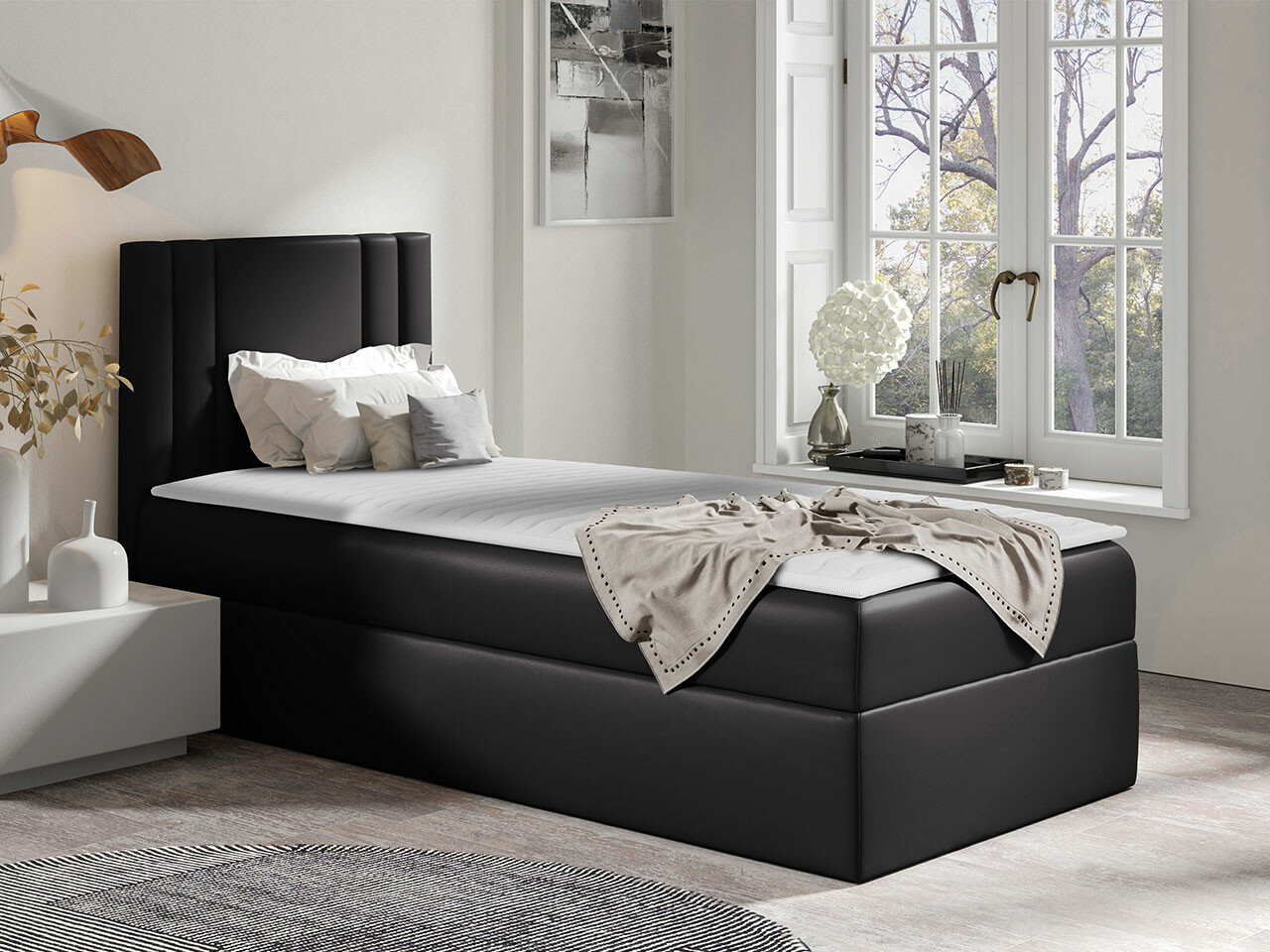 Letto continentale Mel I (Soft 011)