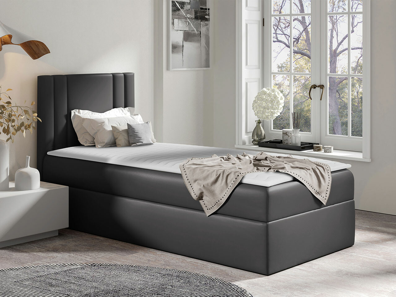 Letto continentale Mel I (Soft 020)