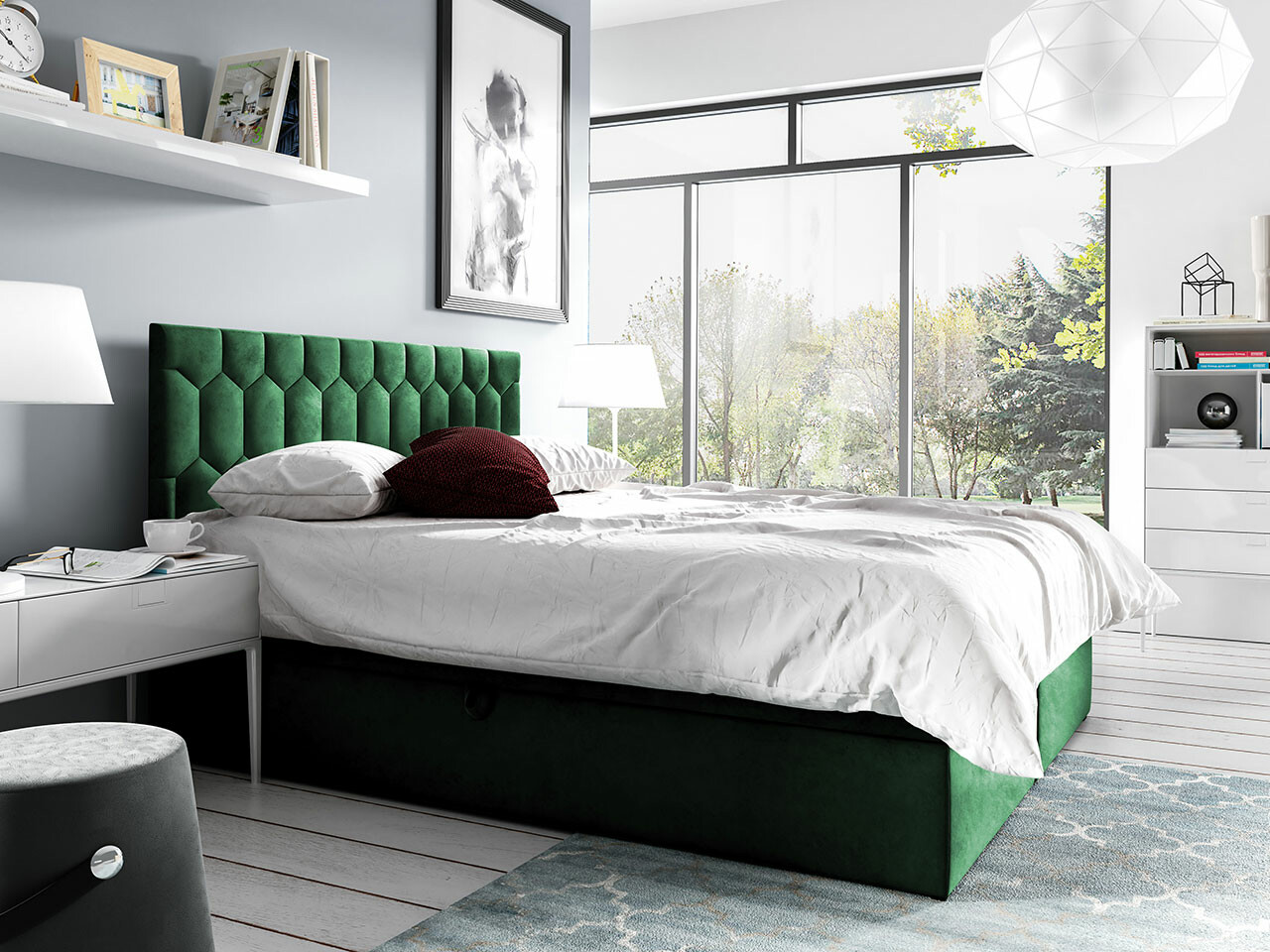 Letto continentale Pons III (Fresh 13)