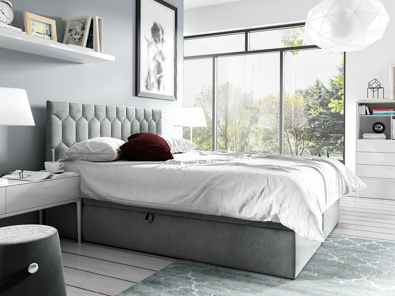 Letto continentale Pons III (Fresh 33)