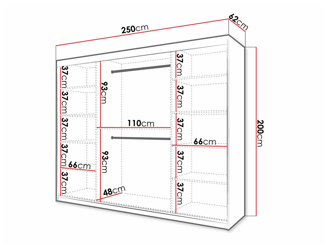 Armadio Anulio III (Bianco)