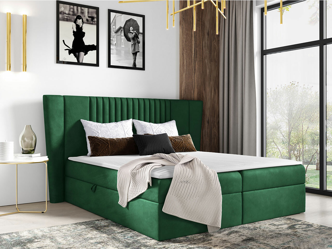 Letto continentale Fenestra (Magic Velvet 2225)