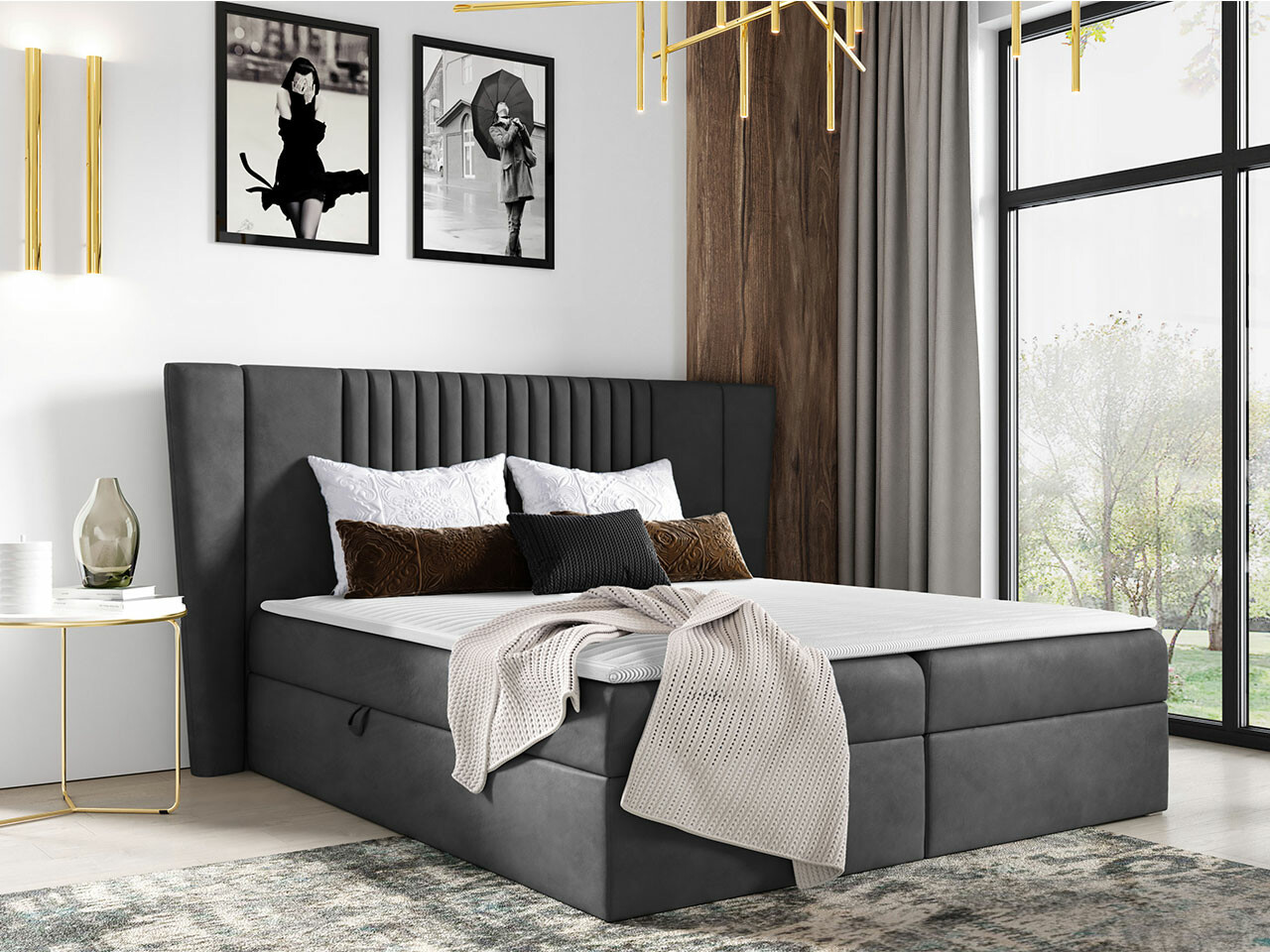 Letto continentale Fenestra (Magic Velvet 2271)
