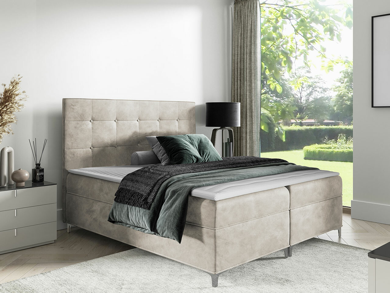 Letto continentale Porta (Fresh 1)
