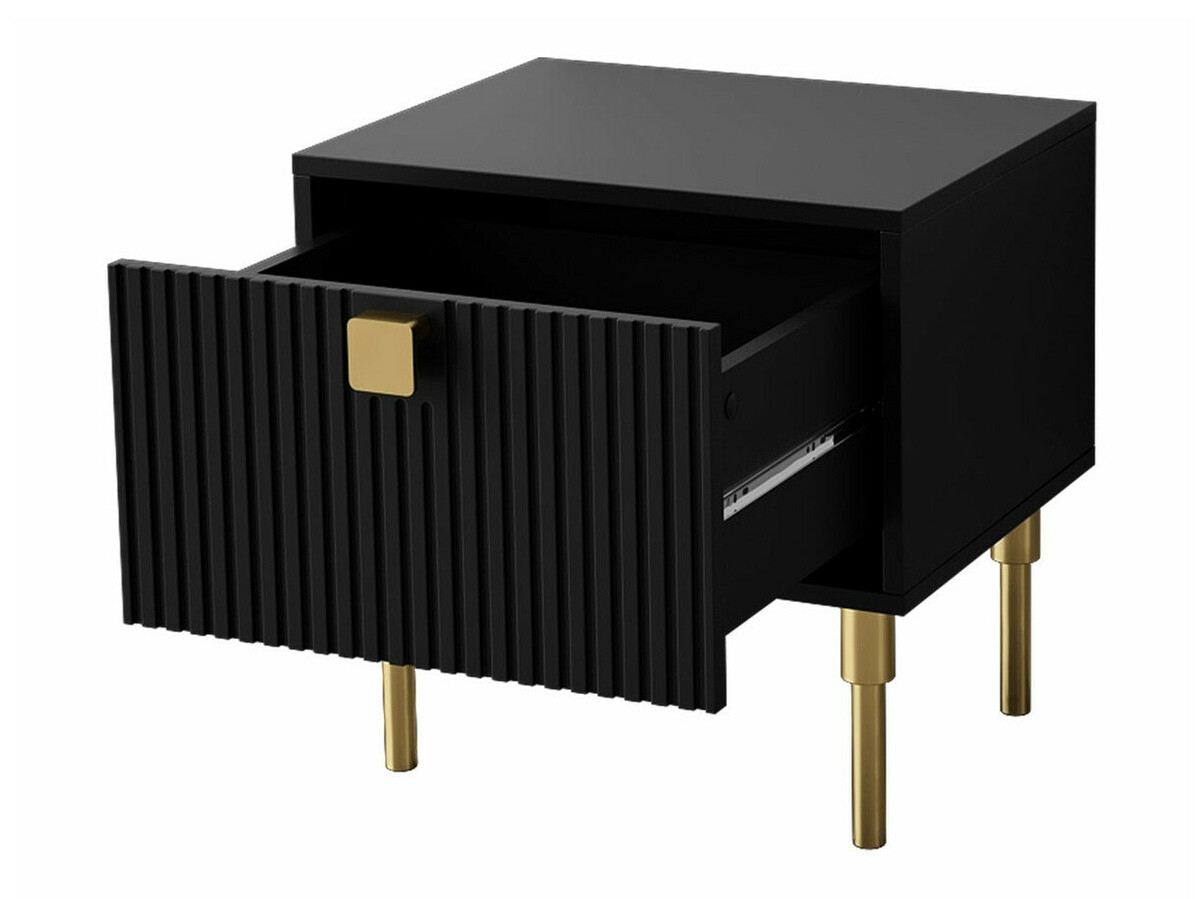 Comodino Merced 121 (Nero + D'oro)