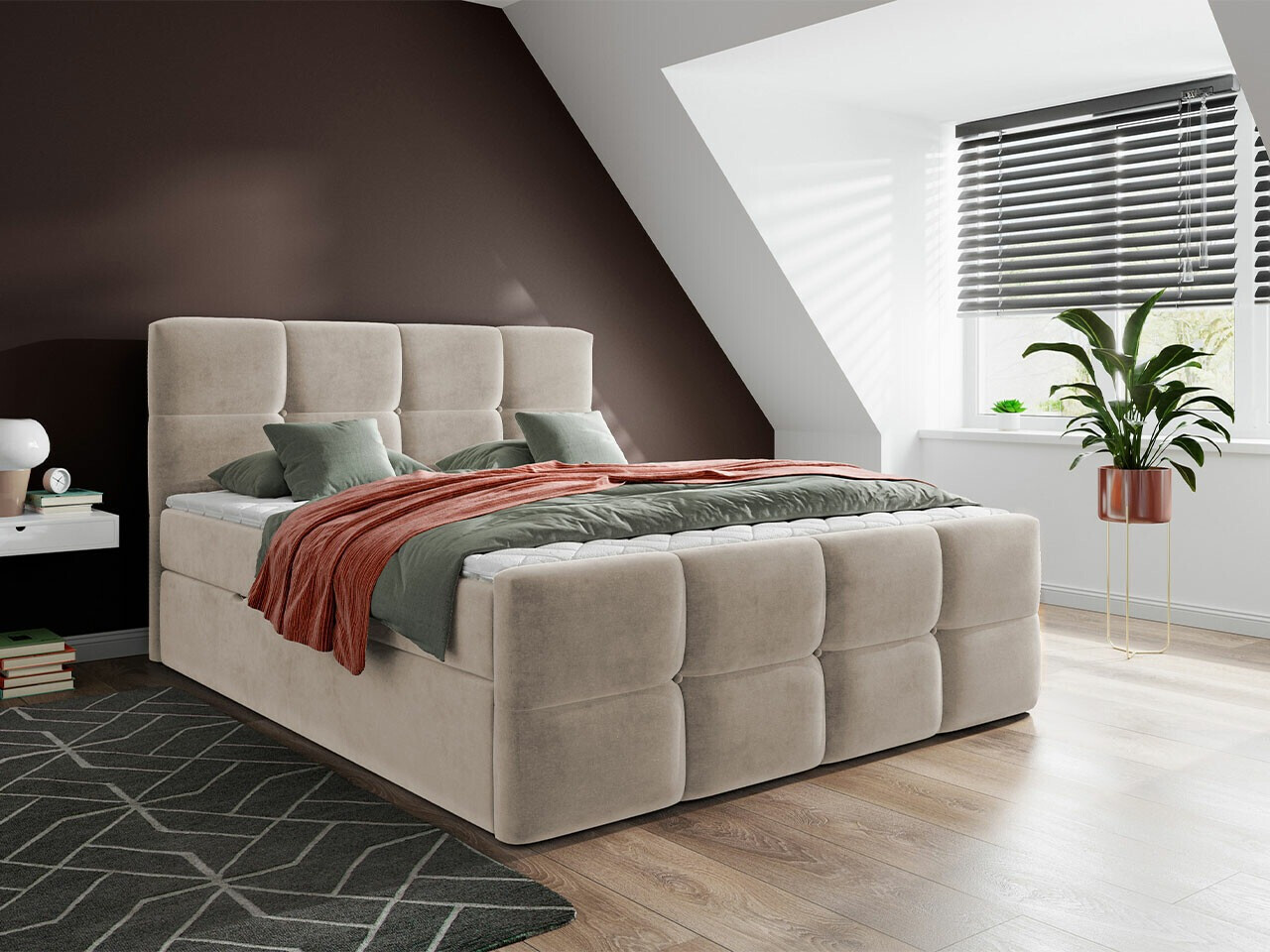 Letto continentale ComfiDream Tirara (Fresh 1)