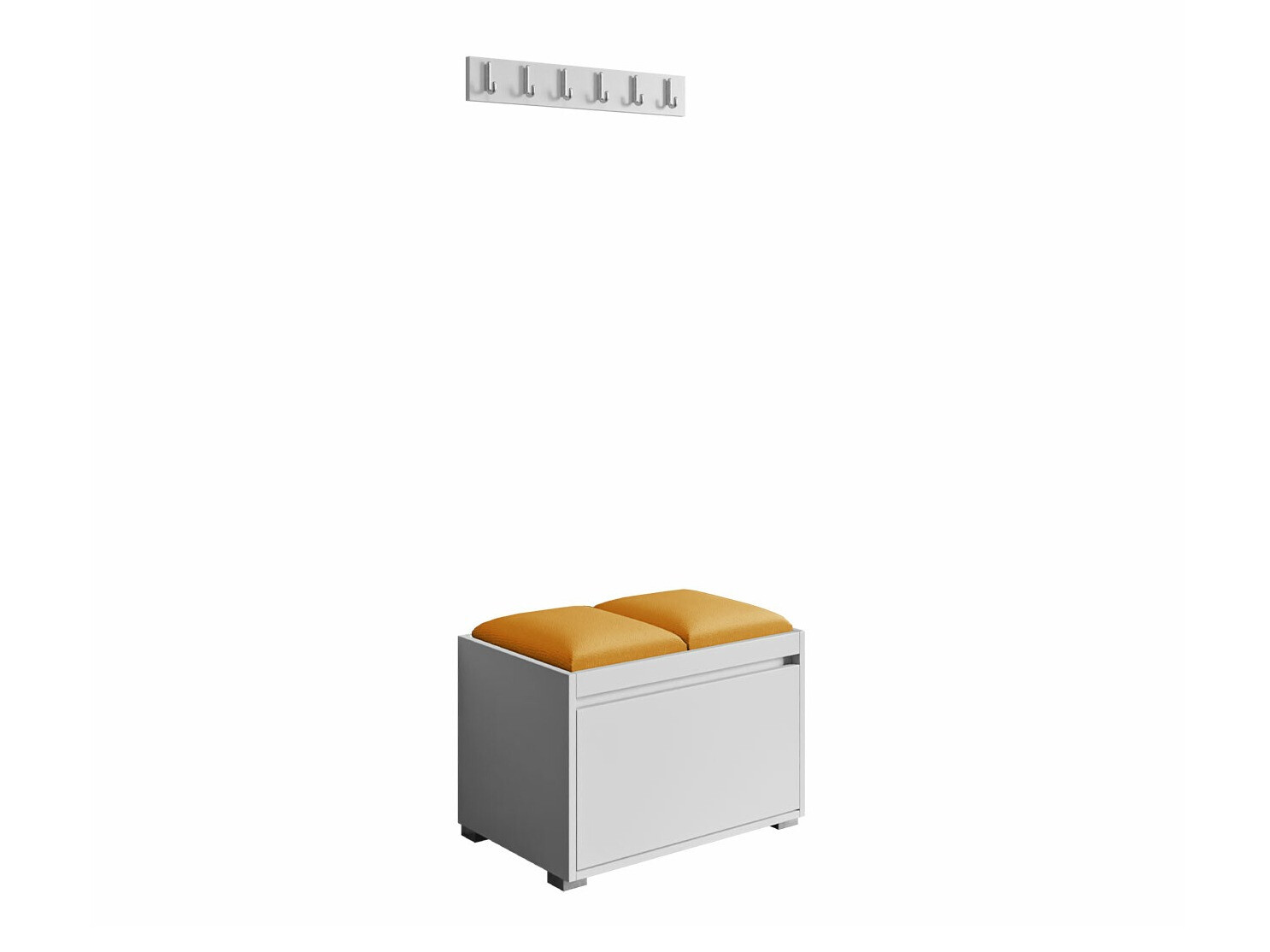 Set arredo da corridoio Comfivo Pinus VI (Bianco + Manila 32)