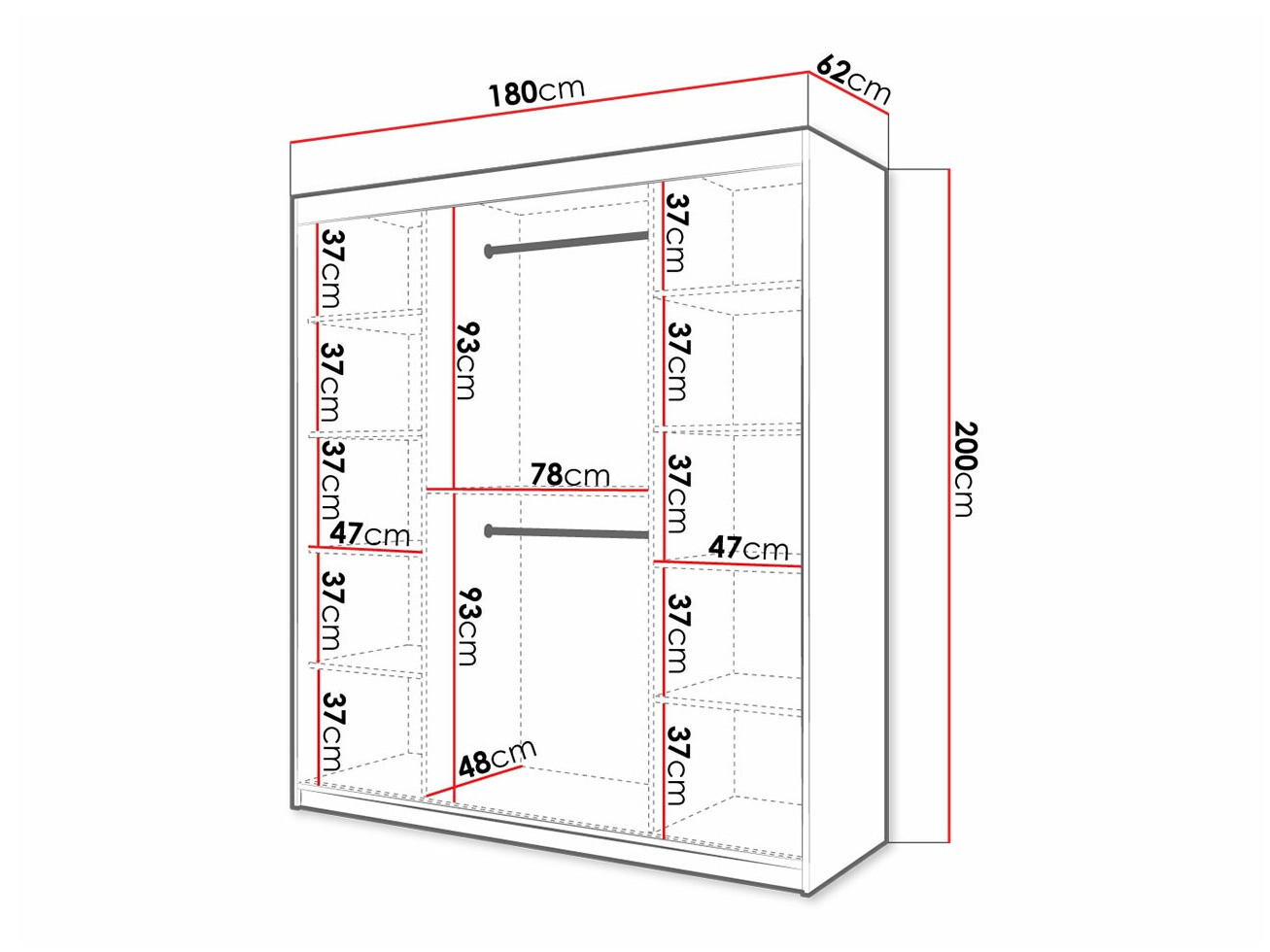Armadio Hartford 338 (Bianco)