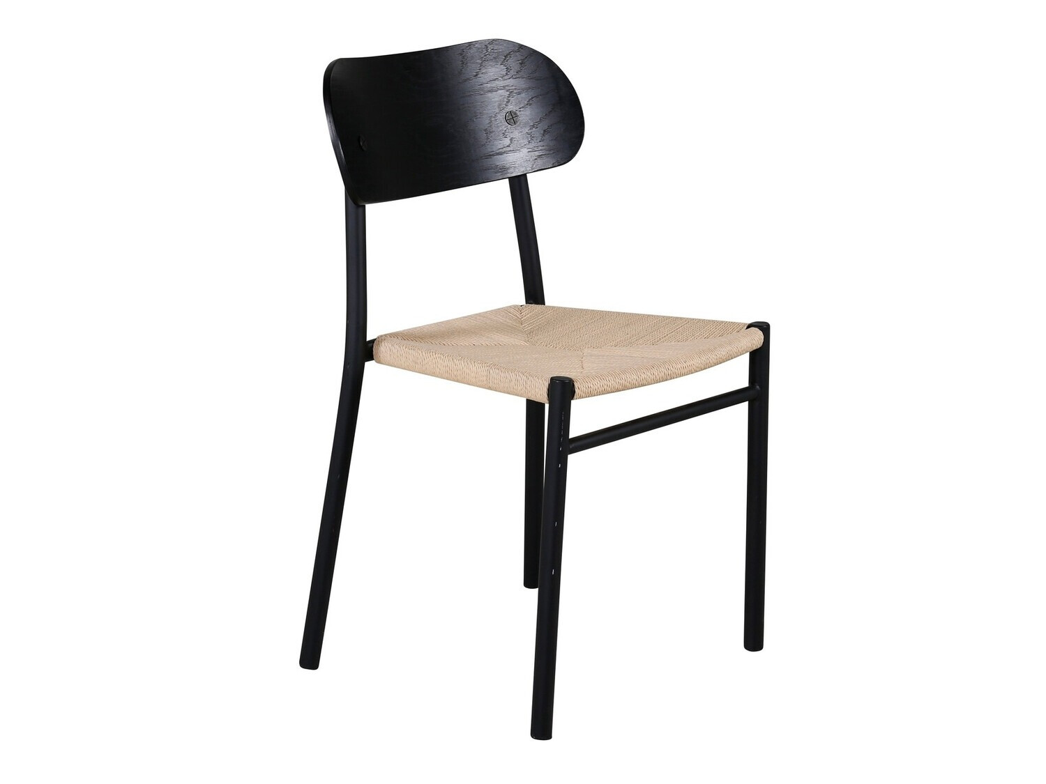 Sedia Dallas 254 (Nero + Nocciola)