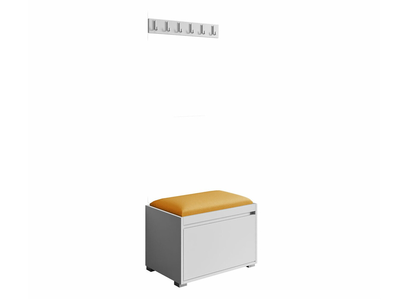 Set arredo da corridoio Comfivo Pinus VIII (Bianco + Manila 32)