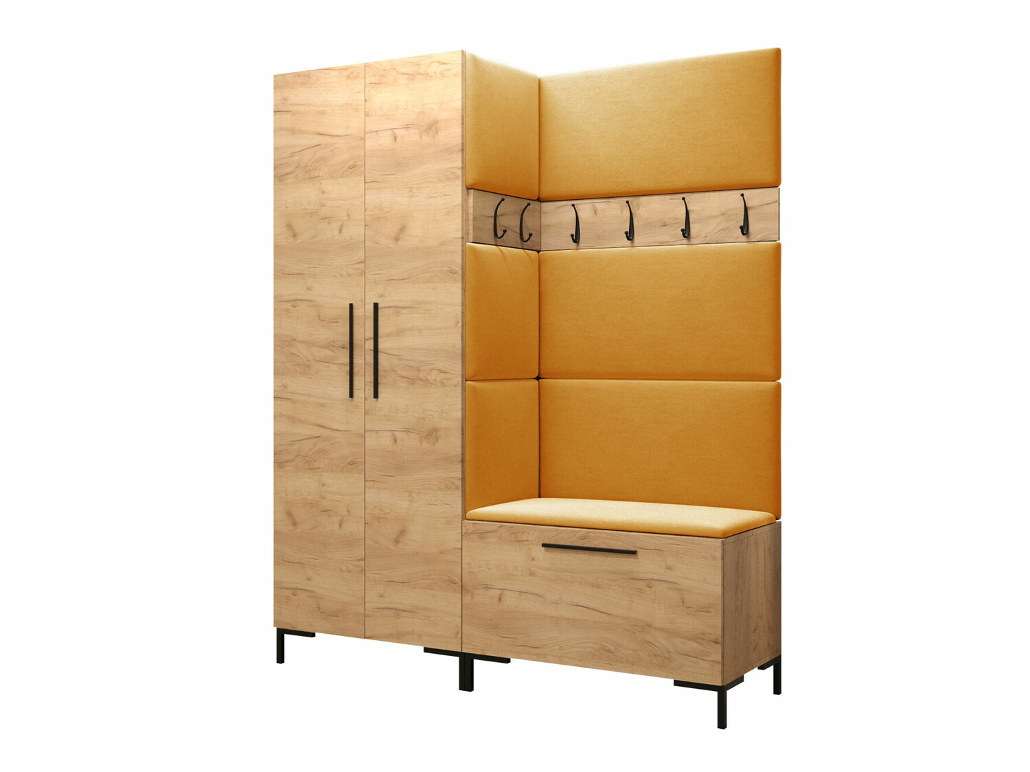 Set arredo da corridoio Nomal I (Craft quercia)