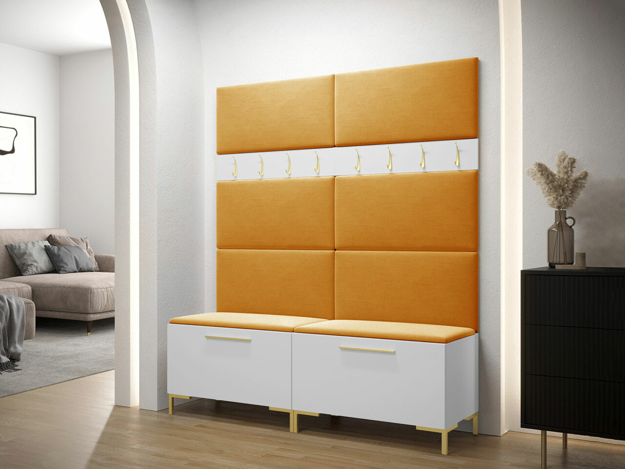 Set arredo da corridoio Nomal II (Bianco)
