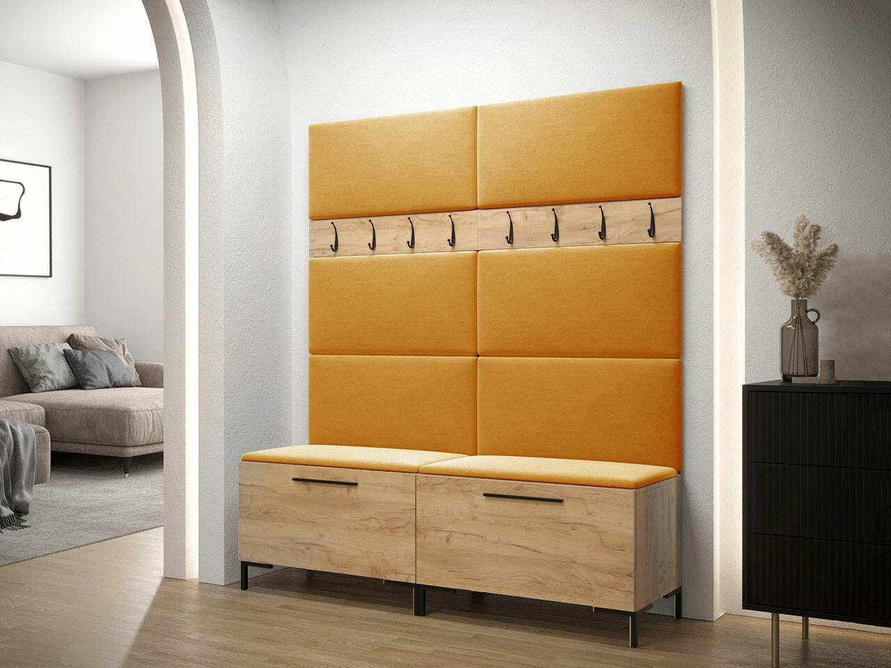 Set arredo da corridoio Nomal II (Craft quercia)