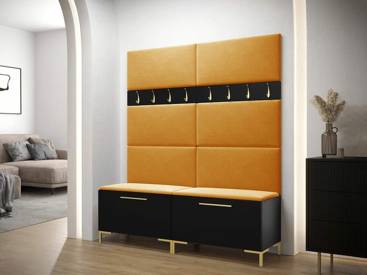 Set arredo da corridoio Nomal II (Nero)