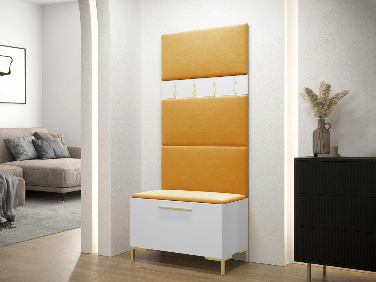 Set arredo da corridoio Nomal III (Bianco)
