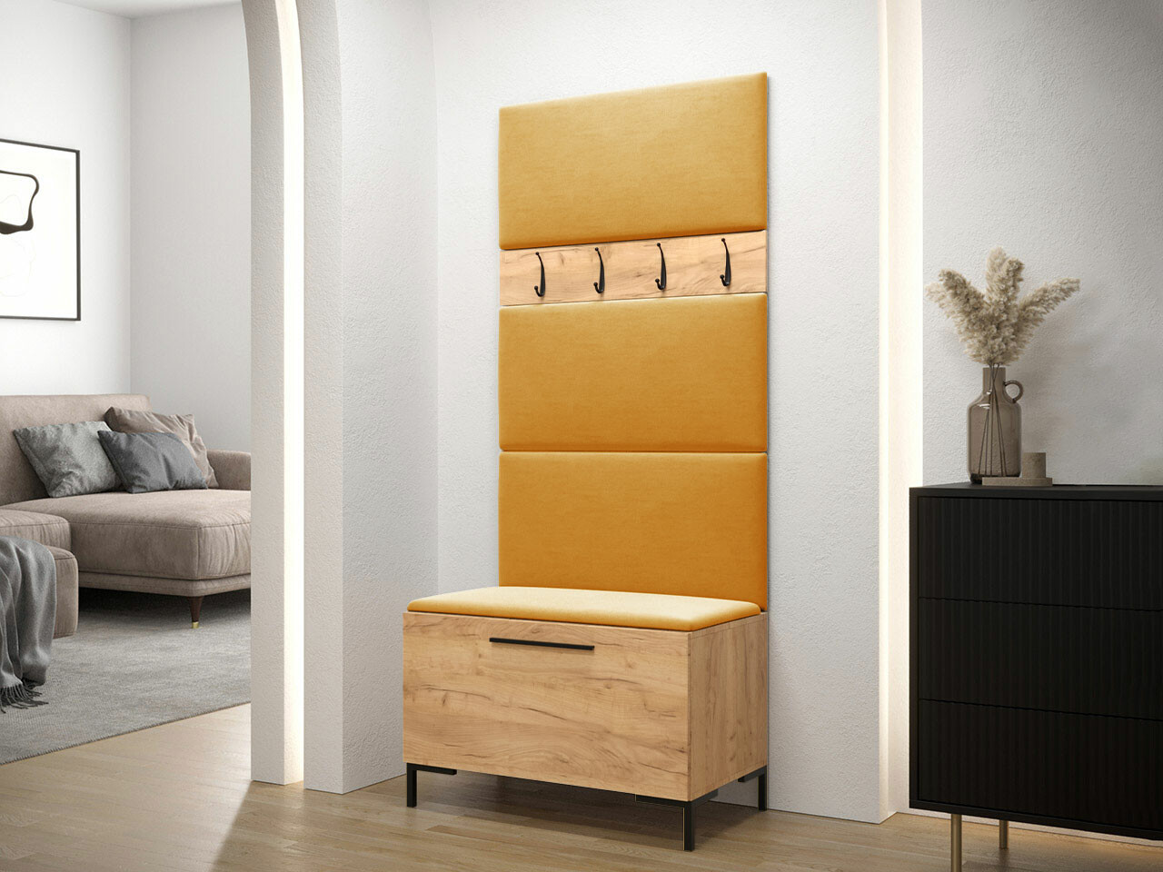 Set arredo da corridoio Nomal III (Craft quercia)