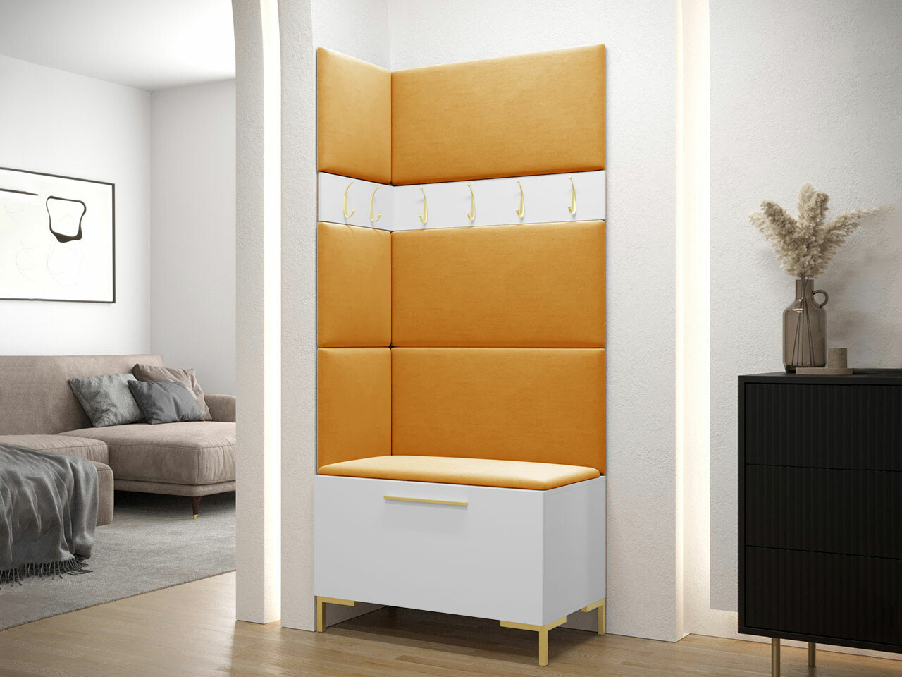 Set arredo da corridoio Nomal IV (Bianco)
