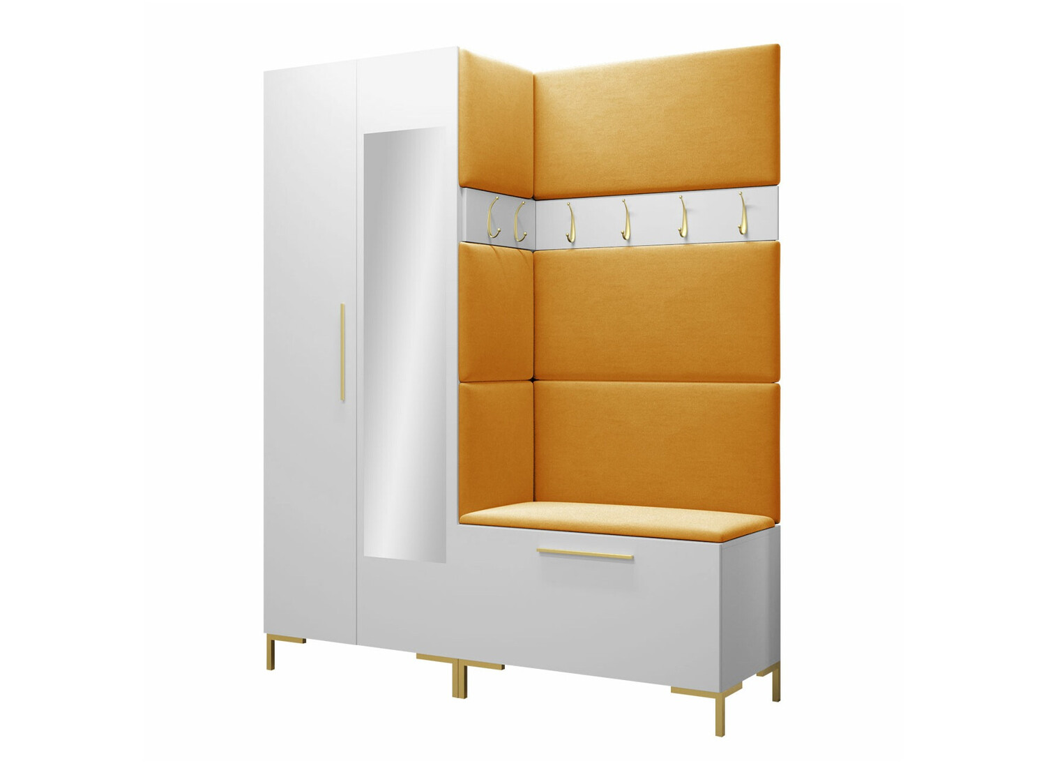 Set arredo da corridoio Nomal IX (Bianco)